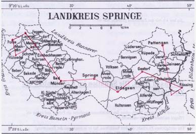 Karte Springe | creactie